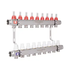 Коллектор с расходомерами Thermo Alliance Standart 1" 9 выходов SD0049 №10