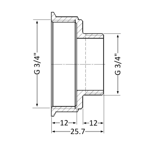 Перехідник Thermo Alliance Standart 3/4"х3/4" ВЗ SD4092020 №3