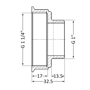 Перехідник Thermo Alliance Standart 1 1/4"х1" ВЗ SD4093225 №5
