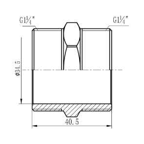 Ніпель Thermo Alliance Forte 1 1/4 SF35832 №2
