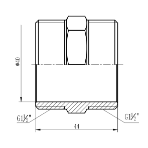Ніпель Thermo Alliance Forte 1 1/2" SF35840 №3