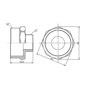 Ніпель редукційний Thermo Alliance Forte 2"х1" SF3595025 №2