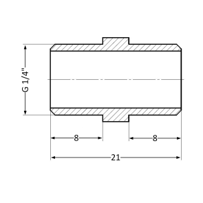 Ніпель Thermo Alliance Standart 1/4" ЗР SD40766 №5