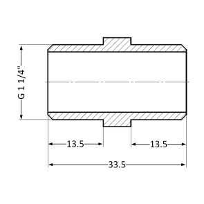 Ніпель Thermo Alliance Standart 1 1/4" ЗР SD4073232 №5