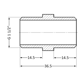 Ніпель Thermo Alliance Standart 1 1/2" ЗР SD4074040 №9
