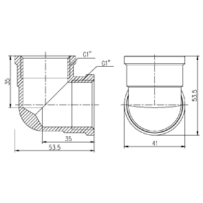 Кут Thermo Alliance Forte 1" ВВ SF36825 №2