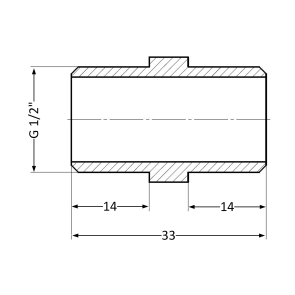 Ніпель Thermo Alliance Standart 1/2" ЗР SD4071515L №12