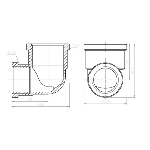 Кут редукційний Thermo Alliance Forte 1/2"х3/4" ВВ SF3692015 №4