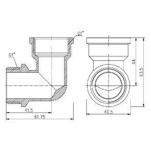 Кут Thermo Alliance Forte 1" ВЗ SF37225 №12