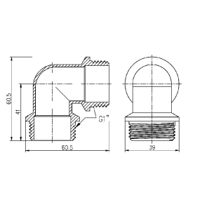 Кут Thermo Alliance Forte 1" ЗЗ SF37325 №2