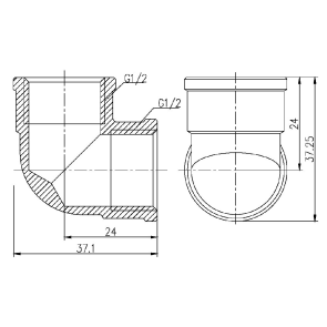 Кут Thermo Alliance Forte 1/2" ВВ SF36815 №6