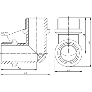 Кут Thermo Alliance Forte 1/2" ЗЗ SF37315 №14