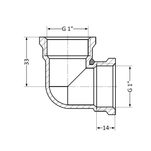 Кут Thermo Alliance Standart 1" ВР SD41825 №11