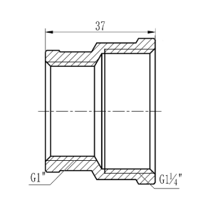 Муфта редукционная Thermo Alliance Forte 1 1/4х1" ВВ SF3573225 №2
