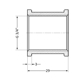Муфта Thermo Alliance Standart 3/4" ВР SD40420 №5