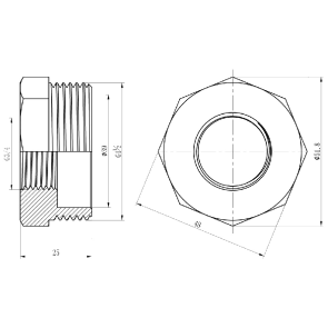 Футорка Thermo Alliance Forte 1" 1/2х3/4" ЗВ SF3744020 №2