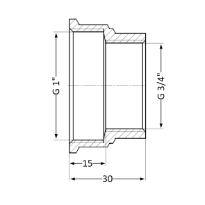 Муфта Thermo Alliance Standart 3/4"х1" ВР SD4052025 №5