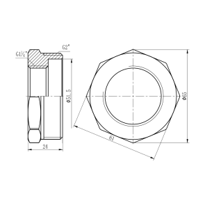 Футорка Thermo Alliance Forte 2"х1" 1/4 ЗВ SF3745032 №2