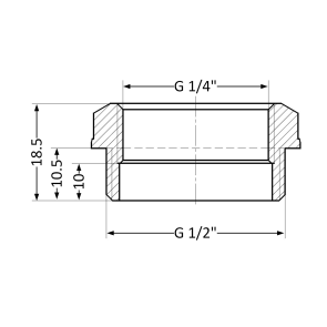 Футорка Thermo Alliance Standart 1/2"х1/4" ЗВ SD423156 №3