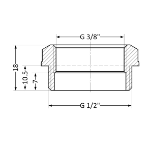 Футорка Thermo Alliance Standart 1/2"х3/8" ЗО SD423159 №6