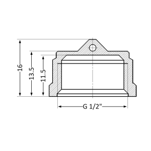 Заглушка Thermo Alliance Standart 1/2" ВР SD40215 №5