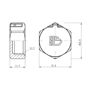 Заглушка Thermo Alliance Forte 1/2" ВР SF35215 №6