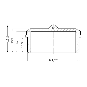 Заглушка Thermo Alliance Standart 1/2" ЗР SD40315 №5