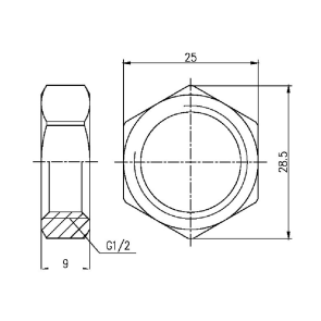 Контргайка Thermo Alliance Forte 1/2" SF35015 №2