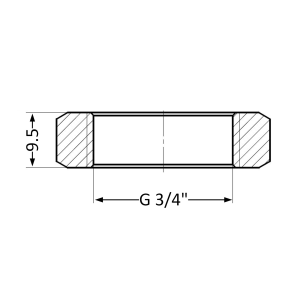 Контргайка Thermo Alliance Standart 3/4" SD40120 №7