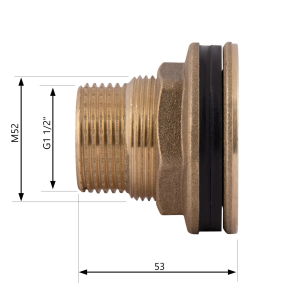 Врізка Thermo Alliance Standart 1 1/2" в бак SD40040 №2