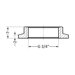 Контргайка-шайба Thermo Alliance Standart 3/4" SD40620 №19