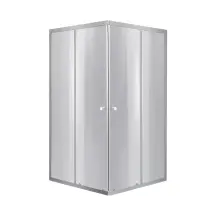 Душова кабіна Lidz Wawel SC90x90.SAT.LOW.DGR, скло темне тоноване 4 мм без піддона