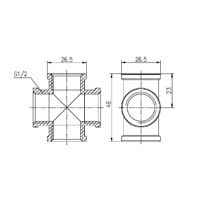 Хрестовина Thermo Alliance Forte 1/2" ВВ SF35415 №5