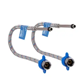 Гибкая подводка для воды Thermo Alliance Standart М10 50 см (пара) SD396W50L №8