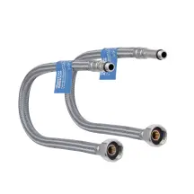 Шланг для подключения смесителя Thermo Alliance Standart (пара) 40 см NYLON M10x1/2"В TAS386W40