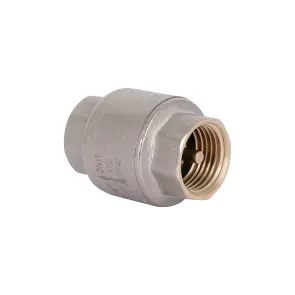 Обратный клапан Thermo Alliance Standart 1/2"ВВ с латунным штоком TAS240W15 №1