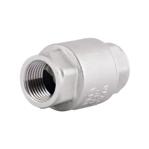 Обратный клапан Thermo Alliance Forte 1/2"ВВ никелированный с латунным штоком TAF240W15 №1