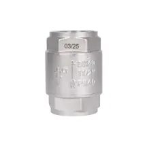 Обратный клапан с латунным штоком Thermo Alliance Forte 1 1/2"ВВ никель TAF240W40