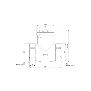 Зворотний клапан Thermo Alliance Standart 3/4" SD242W20 №3