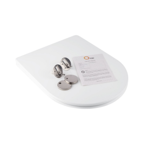 Сидіння для унітаза Qtap (Jay 520,640, Swan 520,640) з мікроліфтом Slim QT1699SC5176W №13