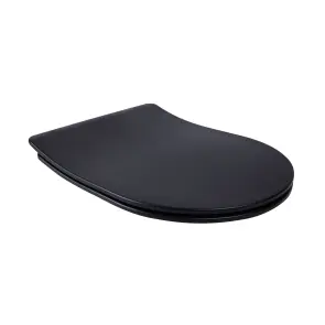 Сидіння для унітаза Qtap (Robin, Scorpio) з мікроліфтом Slim QT99U184UF450MB №1
