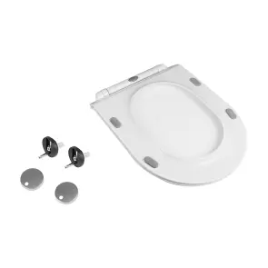Сидіння для унітаза Qtap Presto з мікроліфтом Slim QT26991217AW №23