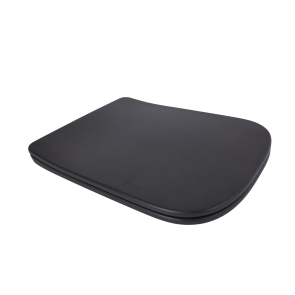 Сидіння для унітаза (Tern 490) 435x344x50 мм, Matt Black, з мікроліфтом, Slim Duroplast, Quick Release QTSC179MB47354 Qtap №6