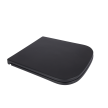 Сидіння для унітаза Qtap Tern 420х340х35 мм, Matt Black, з мікроліфтом, Slim Duroplast, Quick Release QT99HY2322MB