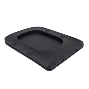 Сидіння для унітаза (Tern 490) 435x344x50 мм, Matt Black, з мікроліфтом, Slim Duroplast, Quick Release QTSC179MB47354 Qtap №8