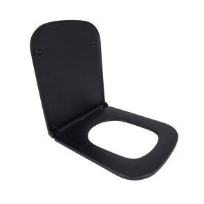 Сидіння для унітаза Qtap Tern 420х340х35 мм, Matt Black, з мікроліфтом, Slim Duroplast, Quick Release QT99HY2322MB №7