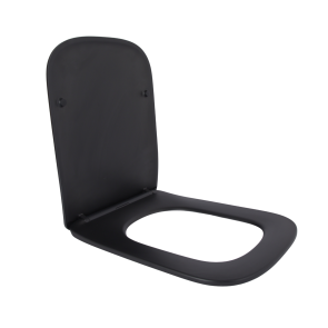 Сидіння для унітаза (Tern 490) 435x344x50 мм, Matt Black, з мікроліфтом, Slim Duroplast, Quick Release QTSC179MB47354 Qtap №13
