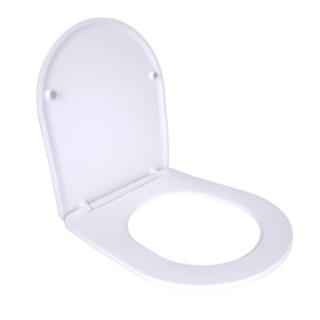 Сидіння для унітаза (Grand) 425х363х30 мм, White, з мікроліфтом Slim Duroplast, Quick Relase Qtap №12