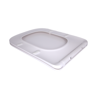 Сидіння для унітаза (Tern 490,520,610) 435x344x50 мм, White, з мікроліфтом, Slim Duroplast, Quick Release QTSC179W47353 Qtap №18