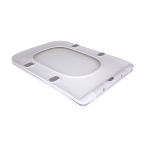 Сидения напольного унитаза (Aries) 445×360×30 мм, White, с микролифтом? Slim Duroplast, Quick Release QT03228302W3 Qtap №14